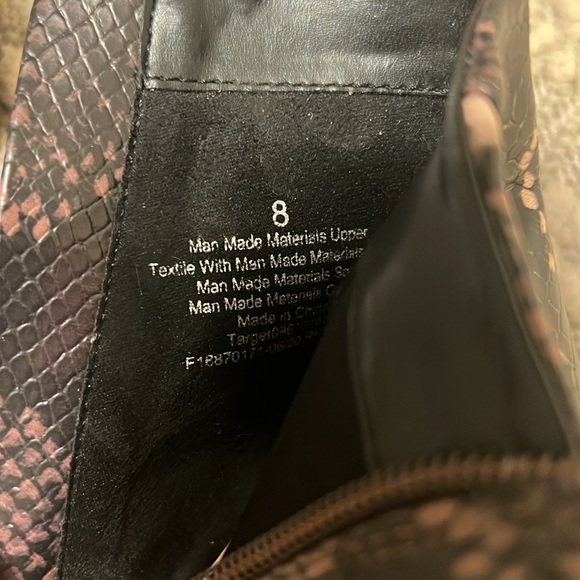 Snake Print Booties - Picture 4 of 6